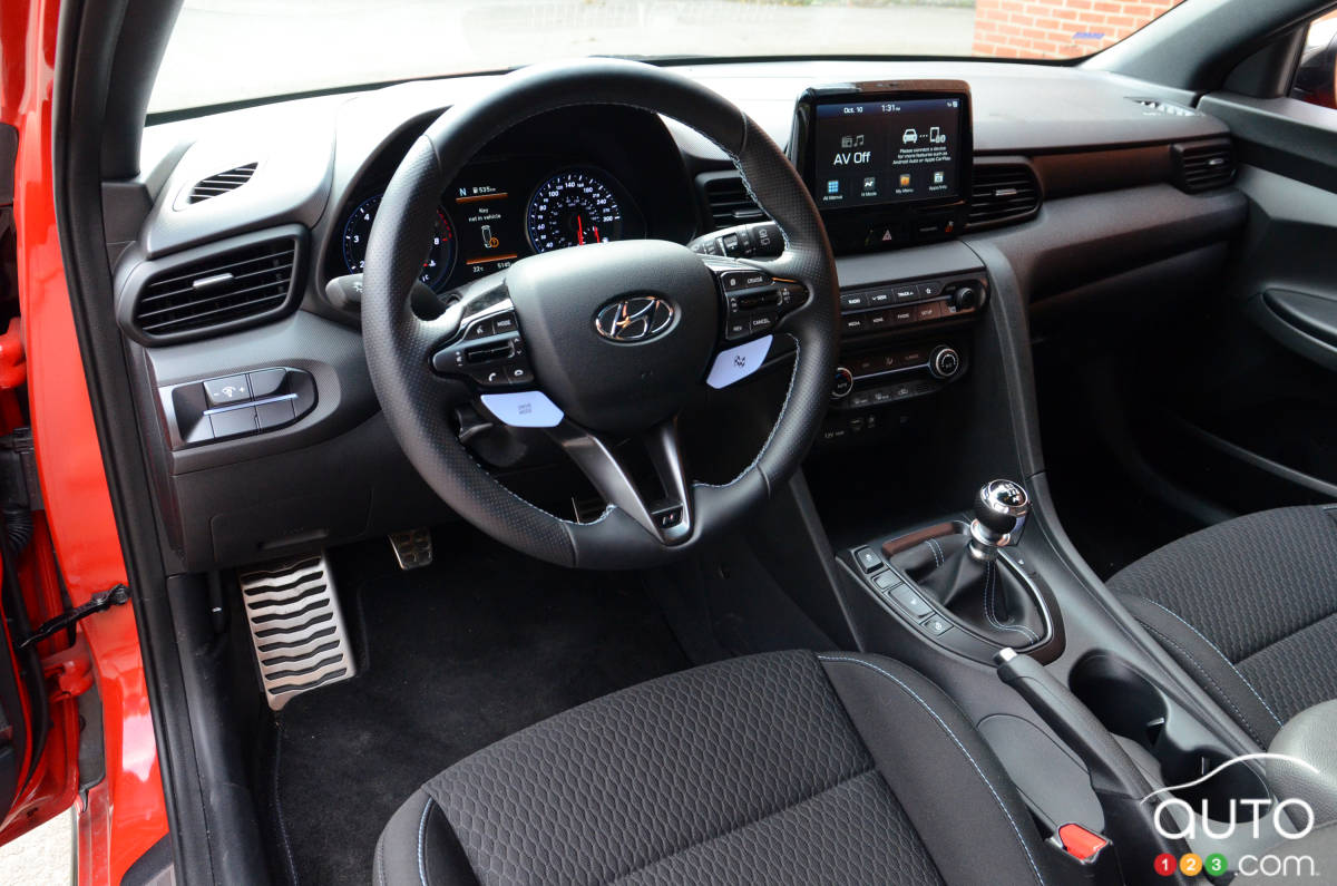 Hyundai Veloster N 2020, intérieur